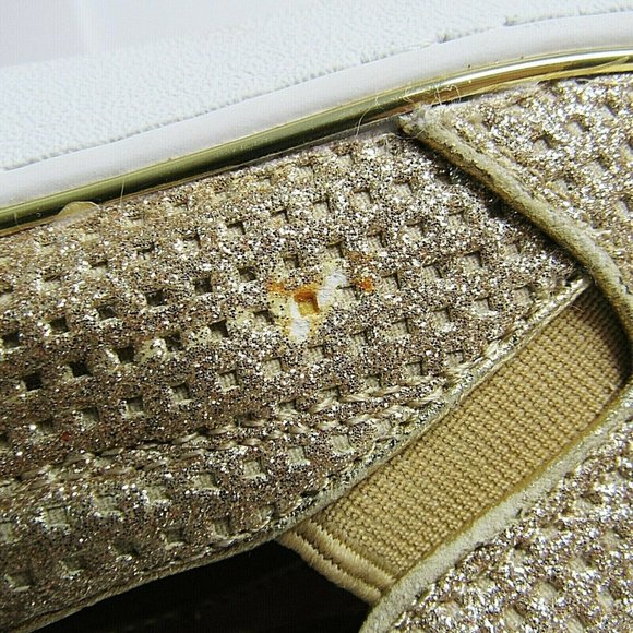 MICHAEL by MICHAEL KORS Gold Mesh Deck/Shoes 6.5 - Picture 5 of 9